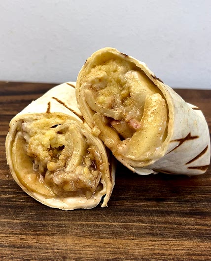 Apple Crumble burrito