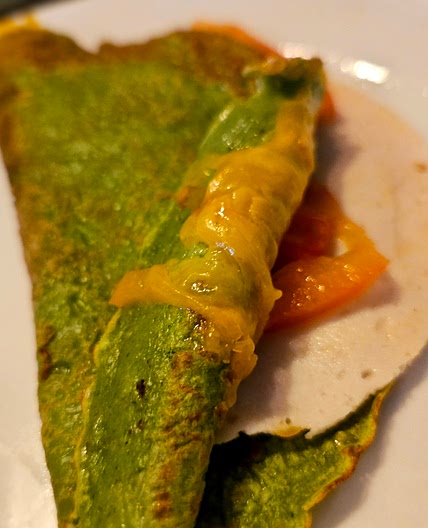 Crepa de espinacas