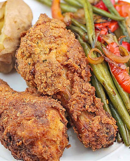 Oven Fried Buttermilk Chicken