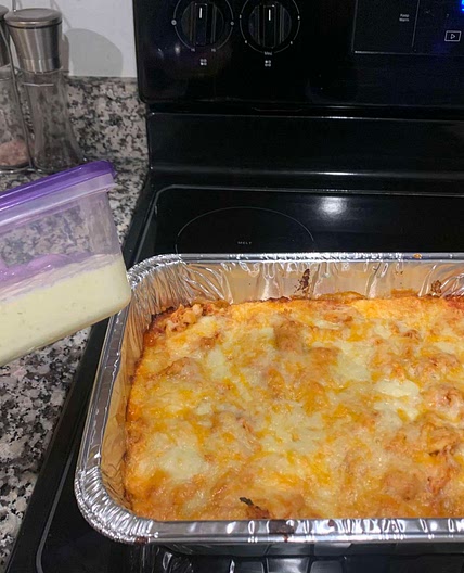 Chicken Enchilada “lasagna”
