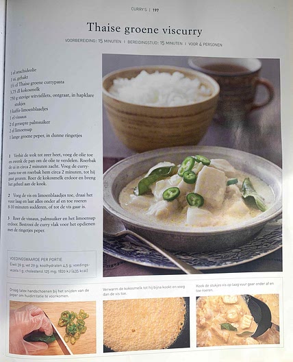 Thaise groene viscurry