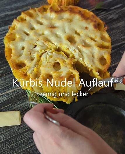 Kürbis Nudel Auflauf