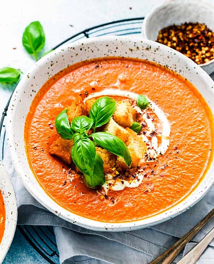 Roasted Tomato and Carrot Soup