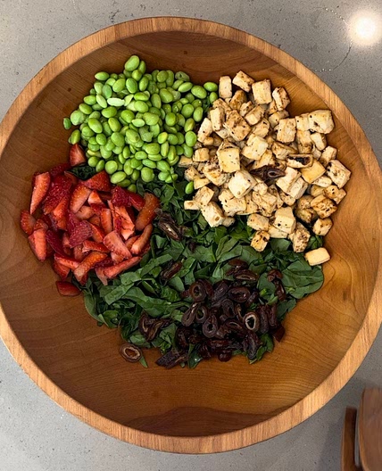 Strawberry Spinach Salad