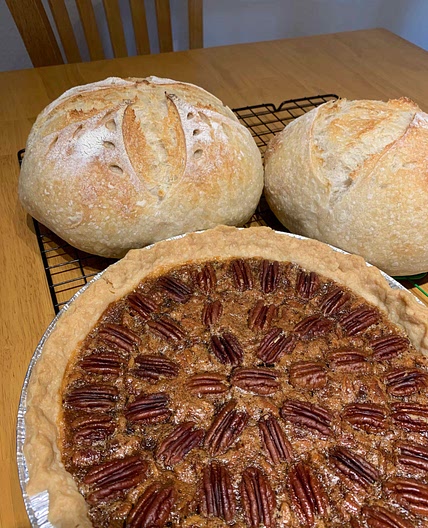 Suz’s pecan pie