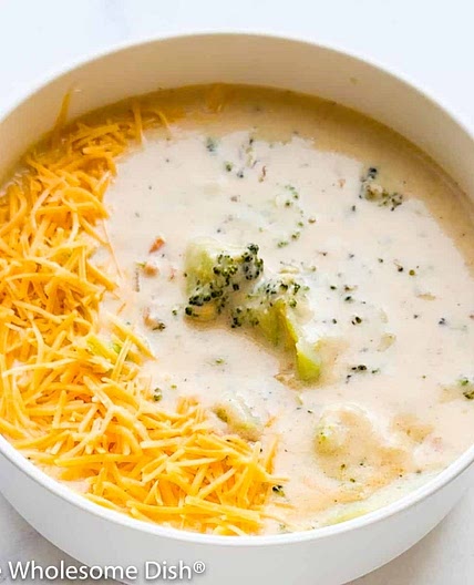 Broccoli and cheddar soup