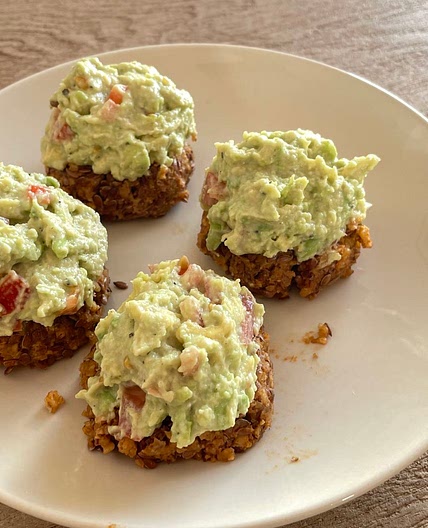 Rohe Walnuss-Leinsamen-Burger