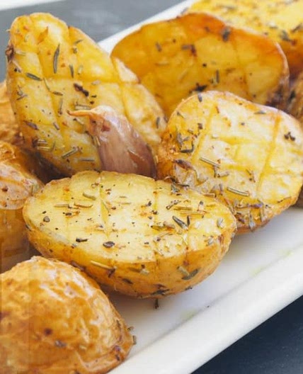Patatas doradas al horno al estilo Cajun