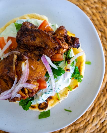 Chicken Tzatziki Wraps