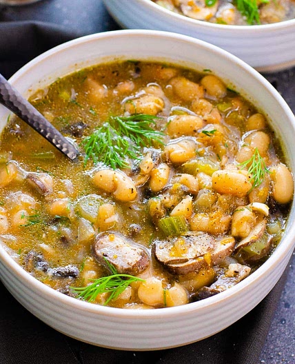Bean and Mushroom Soup