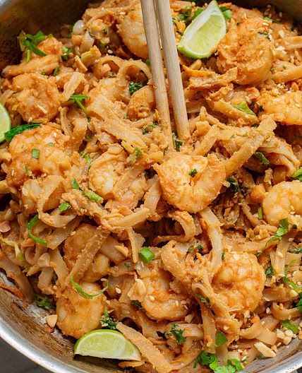 Shrimp Pad Thai Peanut Sauce