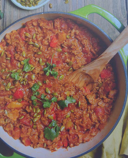 Pumpkin turkey chili