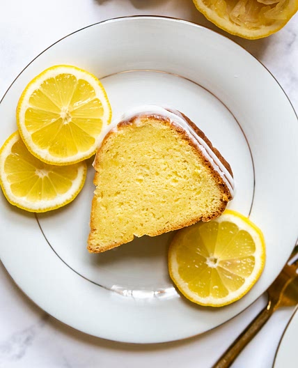 Moist Gluten-Free Lemon Bundt Cake with Sour Cream