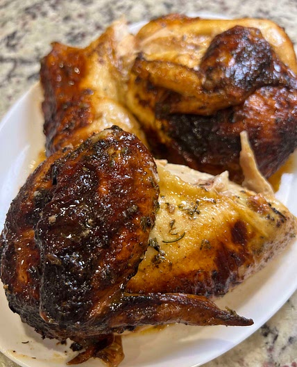 Easy Roasted Chicken 