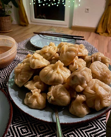 Wan Tan mit Hähnchen und Shrimps