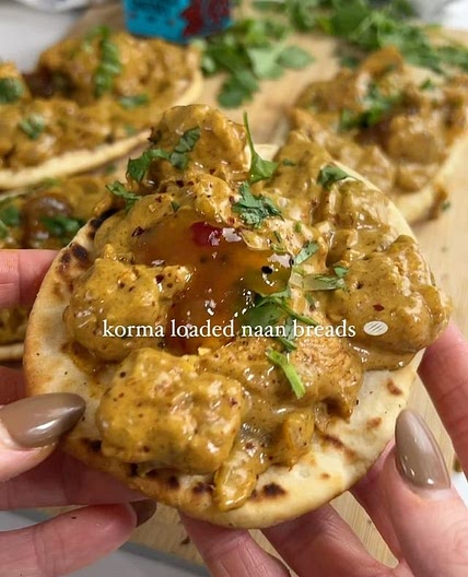 Korma Loaded Naan Breads 😮‍💨🔥
