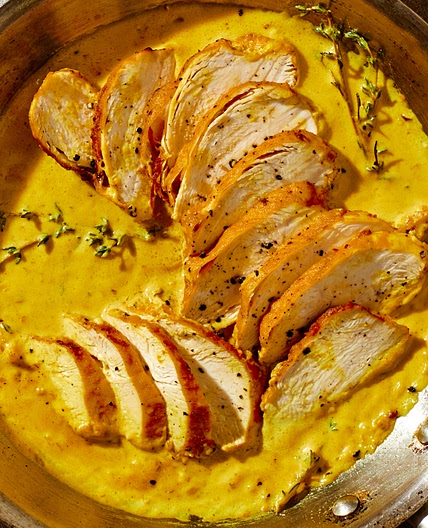 Creamy Mustard Shallot Chicken