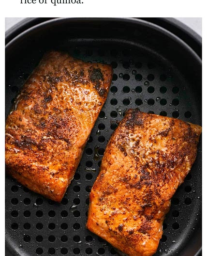 Air Fryer Salmon