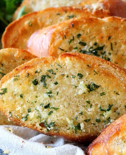 Baguette garlic bread