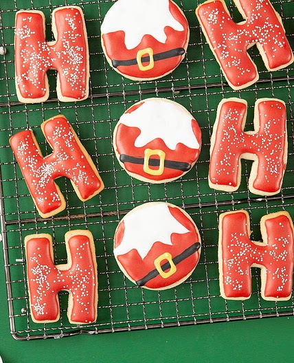 Santa Sugar Cookie Cutouts