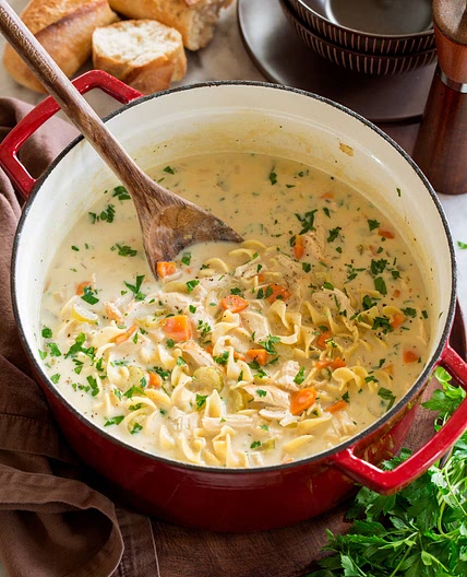 Creamy Chicken Noodle Soup
