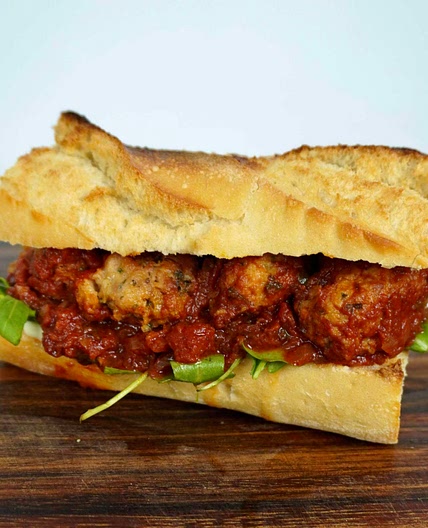 Meat ball sandwich