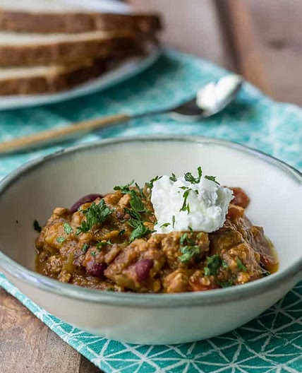 Pumpkin Turkey Chili