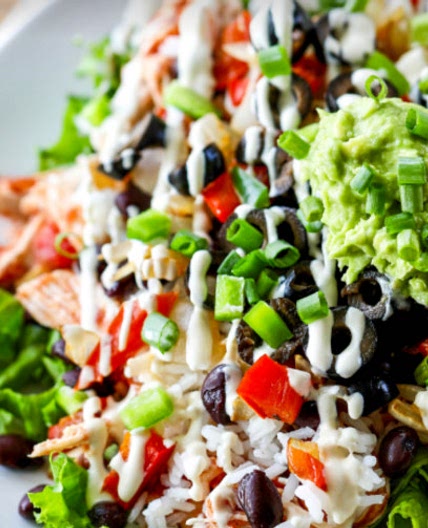 Salsa Chicken Pile-up