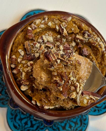 Pumpkin Pecan Baked Oats