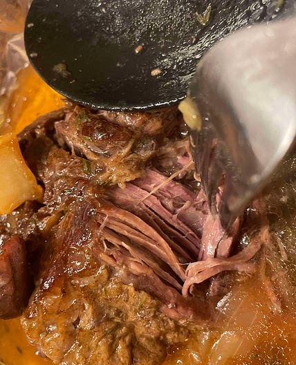 Boeuf effiloché