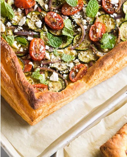 Tomato-Zucchini Tart