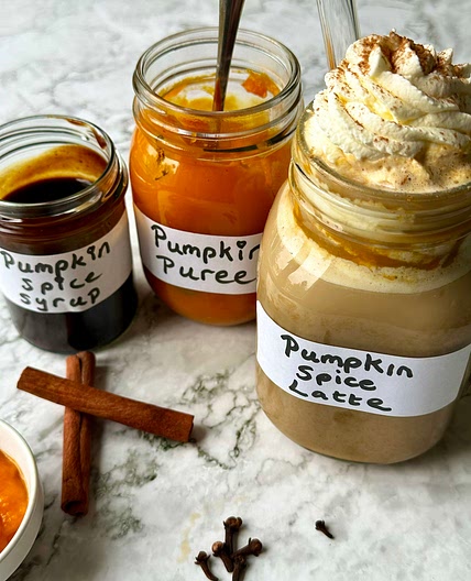 Pumpkin Spice Latte from Scratch 