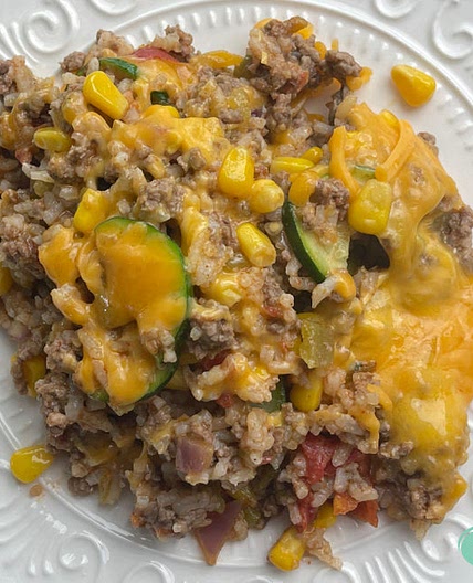 Garden Taco Rice(FREEZER MEAL)