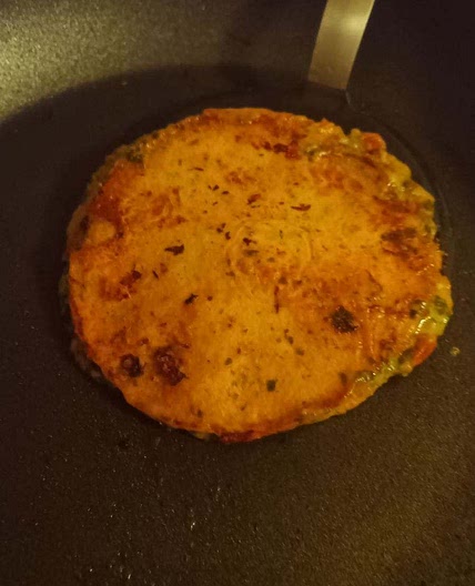 TK's Low Carb Tomato Basil Breakfast Quesadilla
