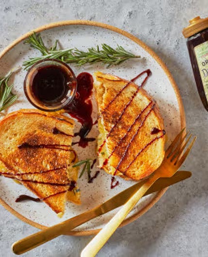 Crispy Prosciutto Grilled Cheese