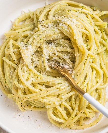 Creamy Lemon Pesto Pasta