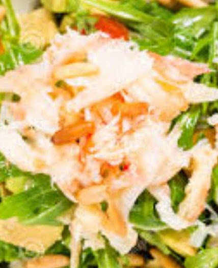 Ensalada de cangrejo con pomelo