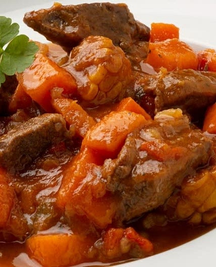 Calabaza con ternera
