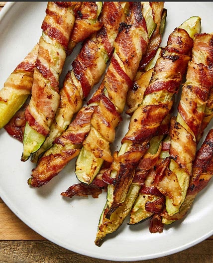 Bacon Wrapped Courgette