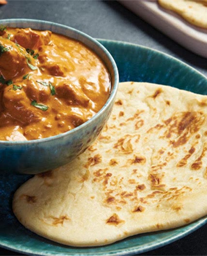 Butter Chicken with Naan Bread