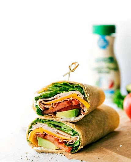 Turkey and Avocado Wraps