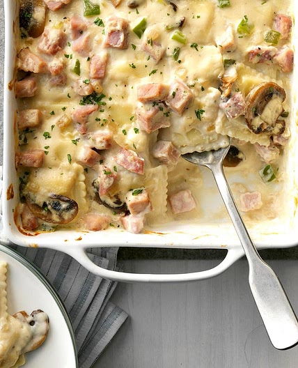Ham Ravioli Bake
