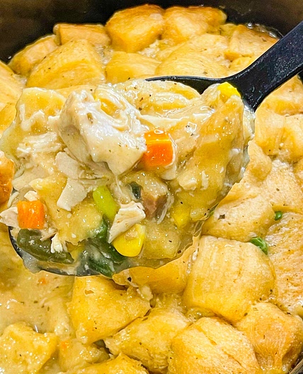 Crock Pot Chicken and Biscuits 