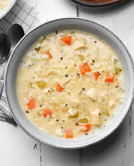 Creamy Chicken Rice Soup