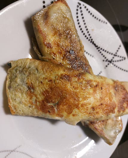 Omelette - Grilled zucchini and goat cheese