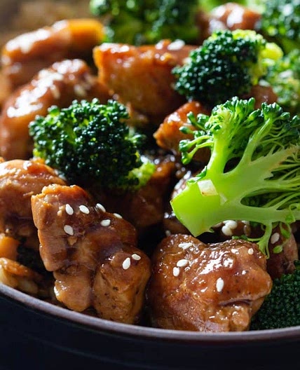 Chicken and Broccoli Stir-Fry with Brown Rice