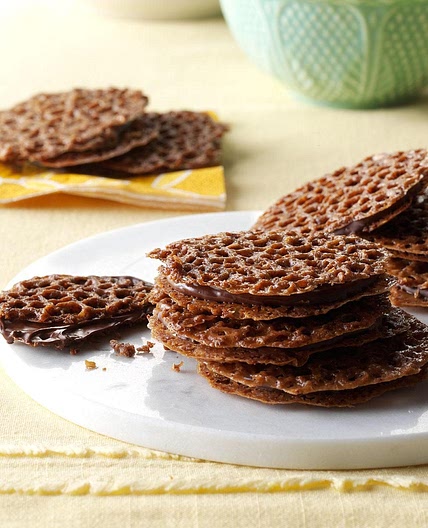 Chocolate Lace Cookies