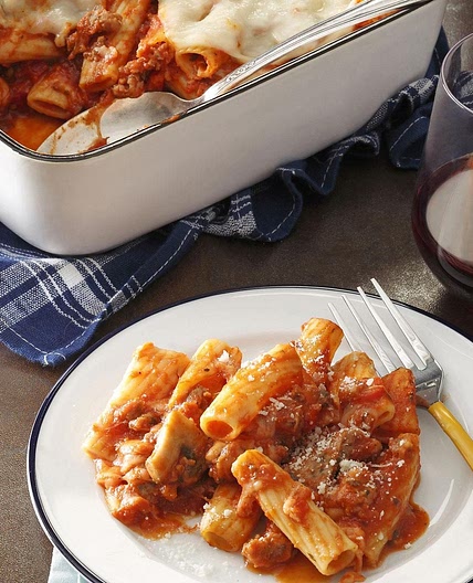 Italian Sausage Rigatoni Bake