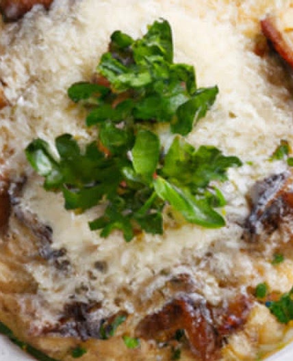 Risotto met kastanjes en bospaddestoelen