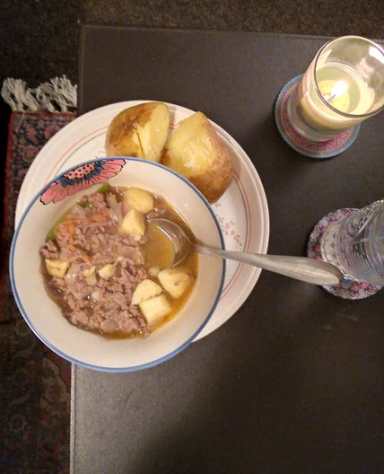 Beef mince stew
